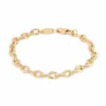 Collided bracelet gold